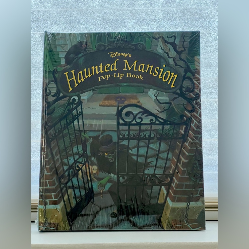 Disney's Haunted Mansion Pop-Up Hologram Book 1994 Vintage Factory Sealed